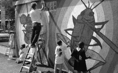 Fresque Melting Paint