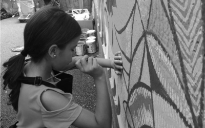 Fresque Melting Paint